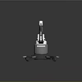 Modern Robot Arm Mechanical Arm Robot Arm Robot Head 3d model