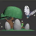 Game Environment Game Scene Fairy Tale Scene Fairy Tale Magic Scene Magic Item Fantasy Scene 3d model