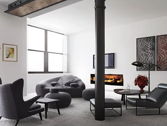 Leisure sofa combination 3d model