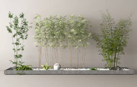 Bamboo Landscape Bamboo 3d model