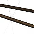 Long Wooden Parallel Strips In Dark And Light Brown For Decoration