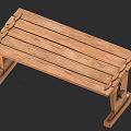 Wooden Table Table Casual Table Dining Table Vintage Dining Table Nordic Table Broken Table Wooden Table Table 3d model