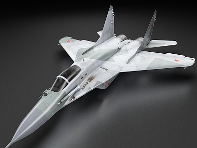 Russian fighter MiG 29 fighter 3d model