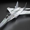 Russian fighter MiG 29 fighter 3d model