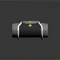 Fashionable Metallic Wrist Accessory With Yellow Circular Details And Protective Edges