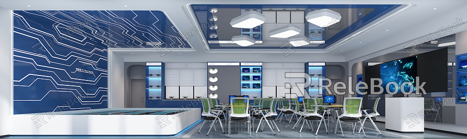 Modern Classroom Drone Technology Classroom model