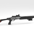 Shotgun Firearms Long Range Weapon 3d model