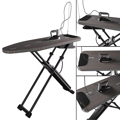 Folding ironing board ironing rack 3d model