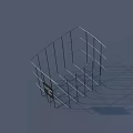 Artistic Sculpture Carving With Metal Frame Structural Design And Hollowed Details