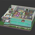 Satoshi Modern Restaurant Interior Design With Seating Area And Glass Elements Layout