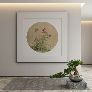 New Chinese Decorative Painting 3d model