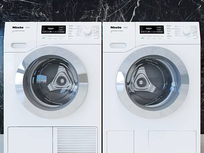 Modern washing machine 3d model