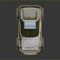 Retro Futuristic Off Road Concept Vehicle With Silver Body And Large Tires