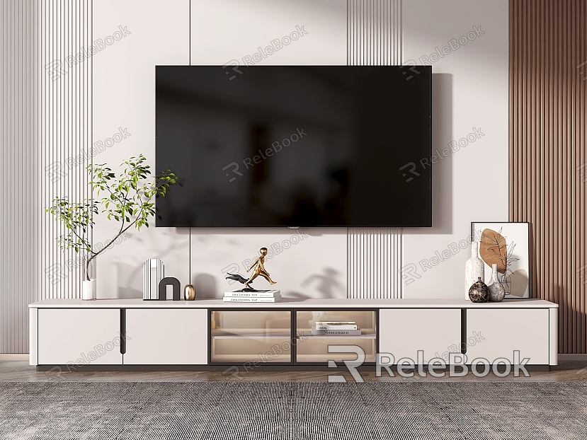 Light Luxury TV Cabinet model