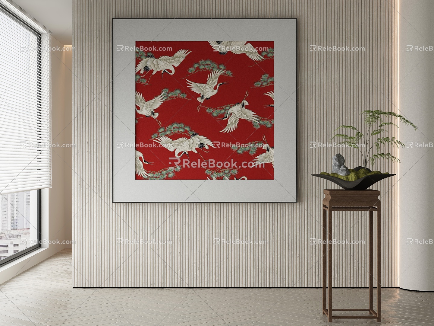 New Chinese Decorative Painting 3d model