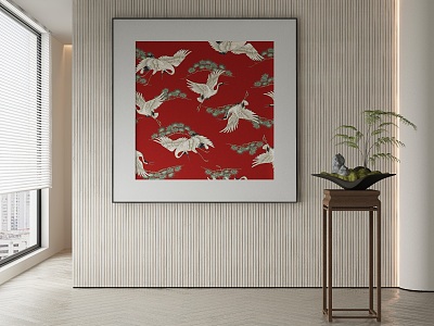 New Chinese Decorative Painting 3d model