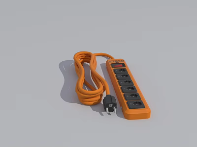 Socket patch panel 3d model Socket patch panel 3d model