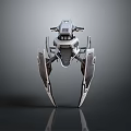 Futuristic Space Exploration Lander With Mechanical Legs Design For Cosmic Missions