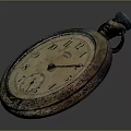 Vintage Decorative Clock Furniture With Rustic Dial And Classic Numbers Design