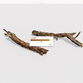 Dead wood, dead branches 3d model