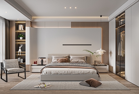 Modern Bedroom 3d model