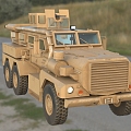 modern anti-mine anti-ambush vehicle mine-proof vehicle military 3d model