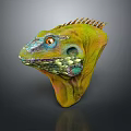 Lizard Anime Lizard Cartoon Lizard Reptile Cold Blooded Animal Reptile 3d model
