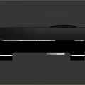 Modern Black Digital Weight Scale With Sleek Surface And Stable Feet For Home Use