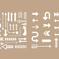 Arrow icon 3d model