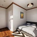 White Container Converted Detached Villa With Black Balcony Large Windows And Staircase