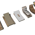Wooden Lounge Chairs With Cushions And Various Designs For Outdoor Spaces