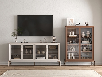 Modern TV Cabinet Storage Cabinet Sideboard 3d model