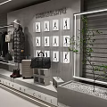 Elegant Chillcha Shop Window Display Featuring Clothes Bags Shoes Mannequin And Plant