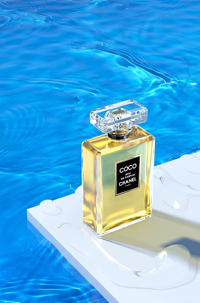 COCO perfume e-commerce products 3d model