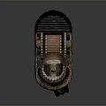 Green Lighter With Black Text And Metal Ignition Mechanism Design