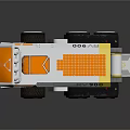 Space Exploration R1 900 Rover With Multiple Wheels For Mission Use 3d model