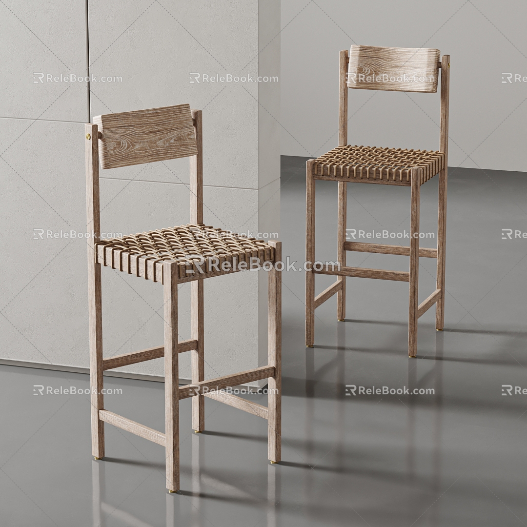 Silent Bar Chair 3d model