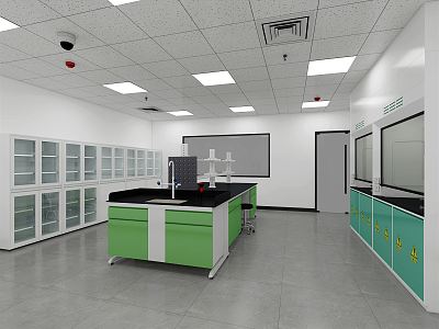 Modern Laboratory Inorganic Laboratory 3d model