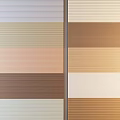 Modern Decorative Wall Paneling With Various Color Options For Interior Design 3d model