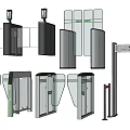 Public Facilities Various Turnstile Gates For Access Control And Security Systems