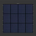 Efficient Blue Solar Panel Daily Electrical Appliance For Home Renewable Energy Supply