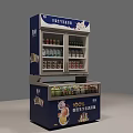 Commercial Refrigerator Freezer with Glass Door Display for Fresh Milk Yogurt and Beverage Storage