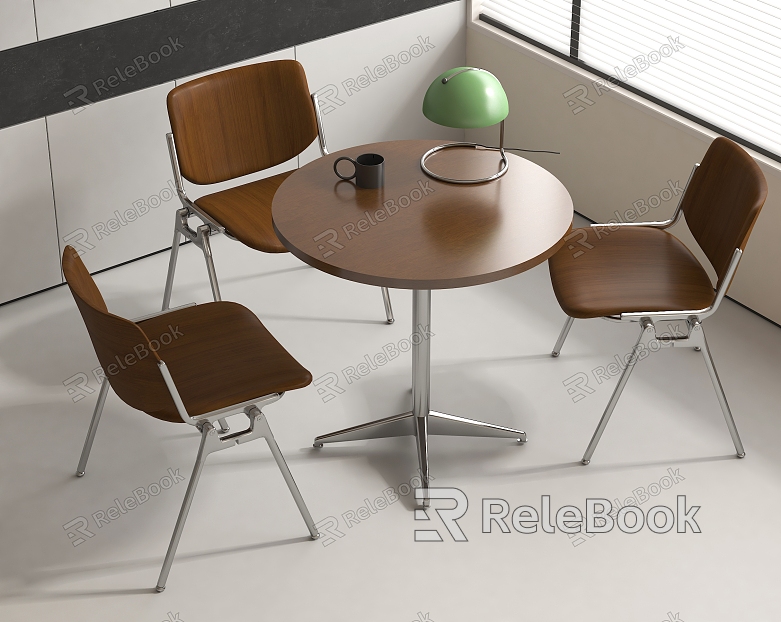 Modern leisure table and chair negotiation table and chair leisure chair round a few model