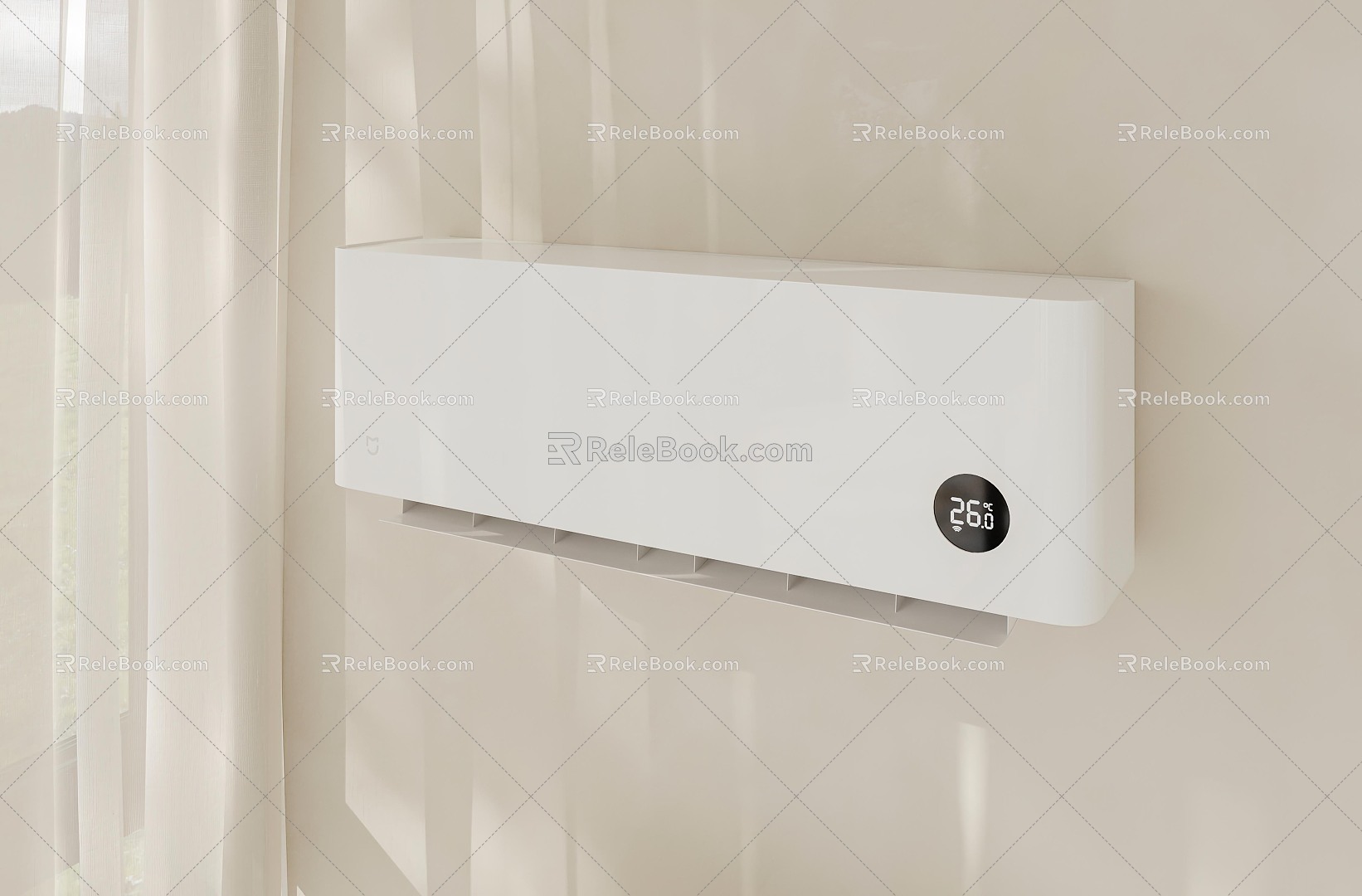 modern air conditioning 3d model