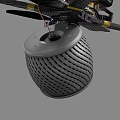High Performance Industrial Quadcopter Drone Equipment With Four Propellers And Antenna