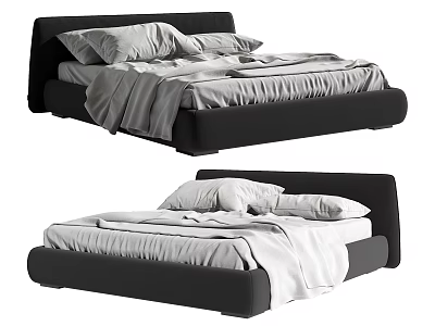 Double bed 3d model