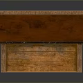 Rustic Wooden Dog House With Brown Roof And Front Entrance Design
