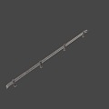 Railway guardrail 3d model