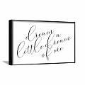 Framed Decorative Wall Art Featuring Handwritten Dream a Little Dream of Me