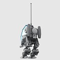 LEGO toy blocks mech warrior battle robot mechanical warrior 3d model